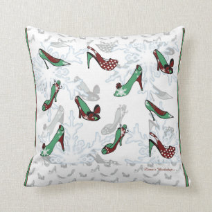 Coussin de chaussure de Noël de LW