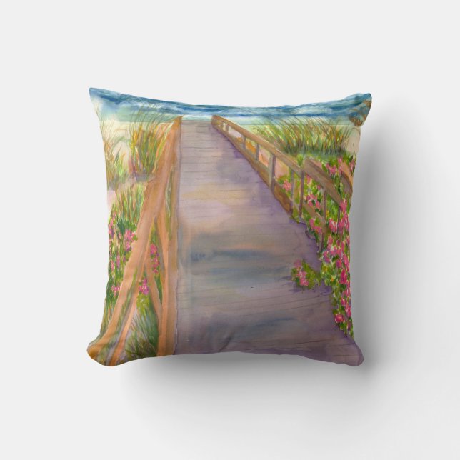 Coussin de chemin d'océan (Recto)