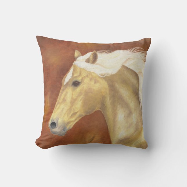 Coussin de cheval de palomino (Recto)