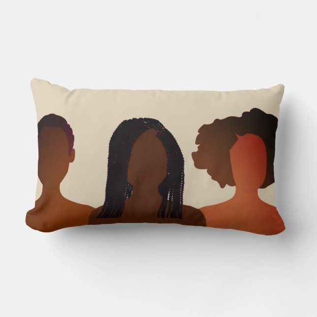 Coussin de cheveux naturels (2 côtés) (Recto)