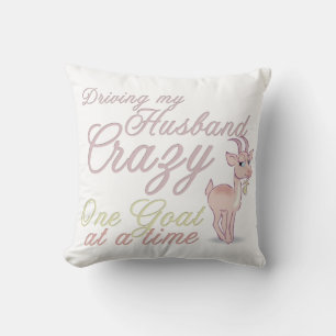 Coussin de chèvre personnalisé