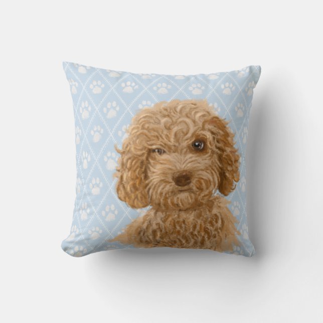 Coussin de chien de Labradoodle/amour de (Recto)