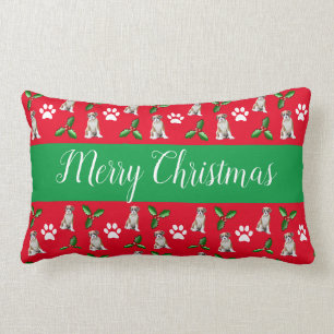 Coussin de chien de Noël, chien de chevet