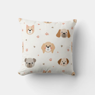 Coussin de chien mignon