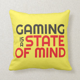 Coussin de citation de Gamer pour le jeu de geek