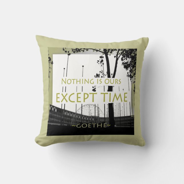 Coussin de citation de Goethe (Recto)