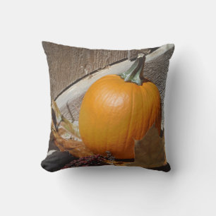 Coussin de citrouille d'automne