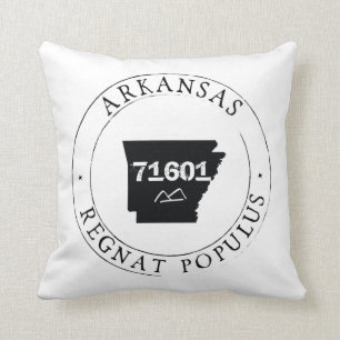Coussin de code postal de l'Arkansas