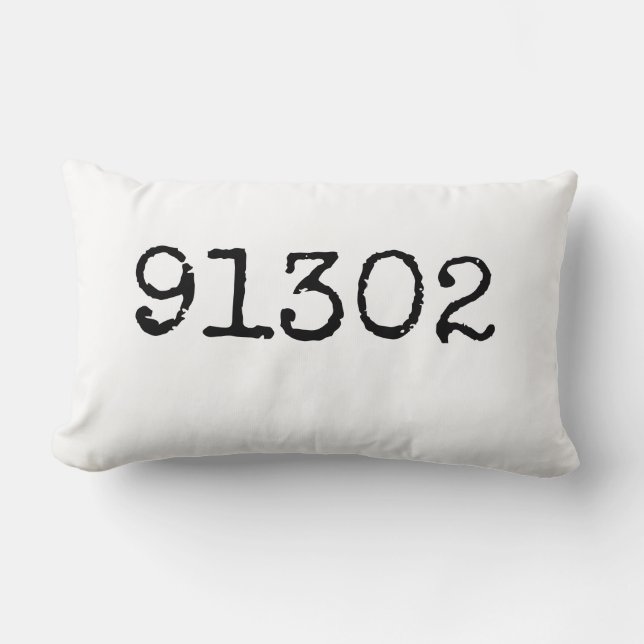 Coussin de code postal personnalisé | Coussin pers (Recto)