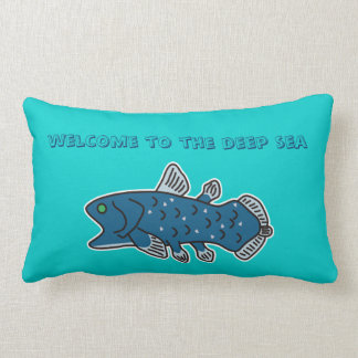 Coussin de Coelacanth "ACCUEIL VERS la MER