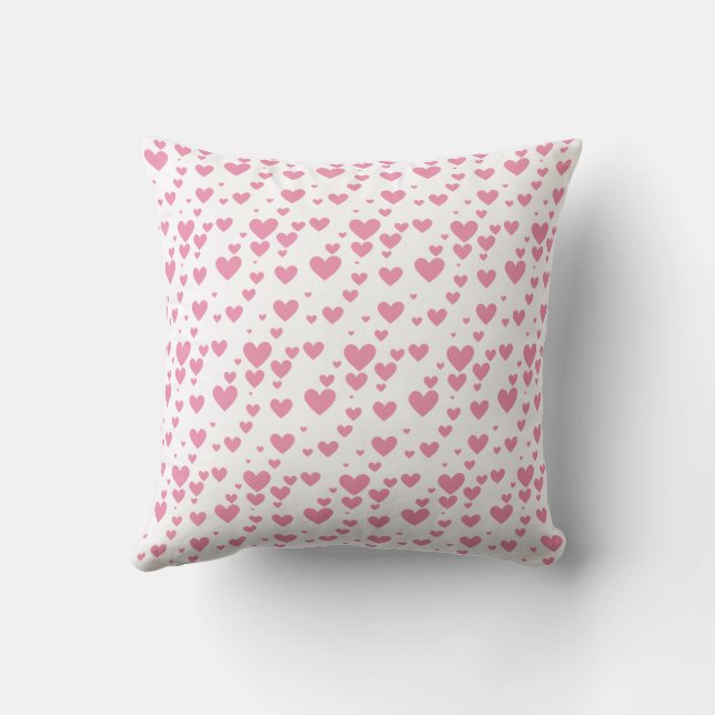 coussin de coeurs roses mignons (Verso)