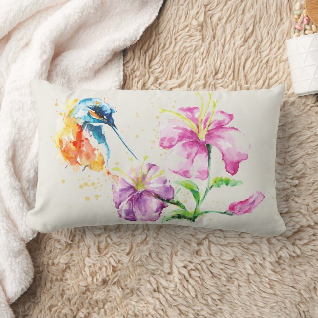 Coussin de colibri et de bois d'oeuvre (Couverture)