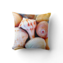 Coussin de collection de coquillage