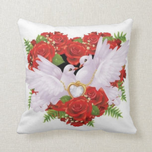 Coussin de colombes de mariage
