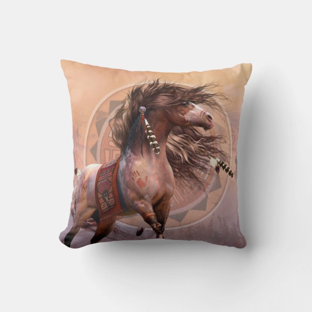 Coussin de concepteur de guerrier d'esprit (Recto)