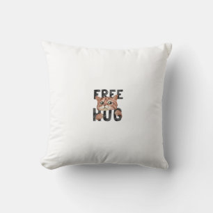 Coussin de conception de chat de taille libre Fe