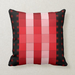Coussin de conception de couleur du vin rouge 3D