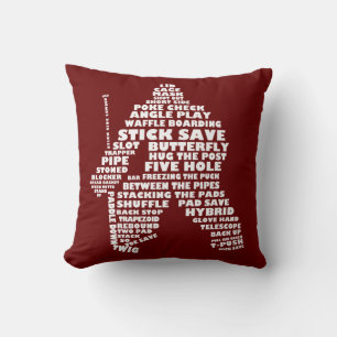 Coussin de conception de la typographie de gardien