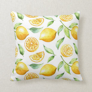 Coussin de conception de passion de citron