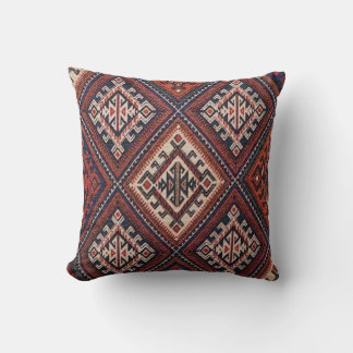 Coussin de conception de tapis couvre Turc Kilim M