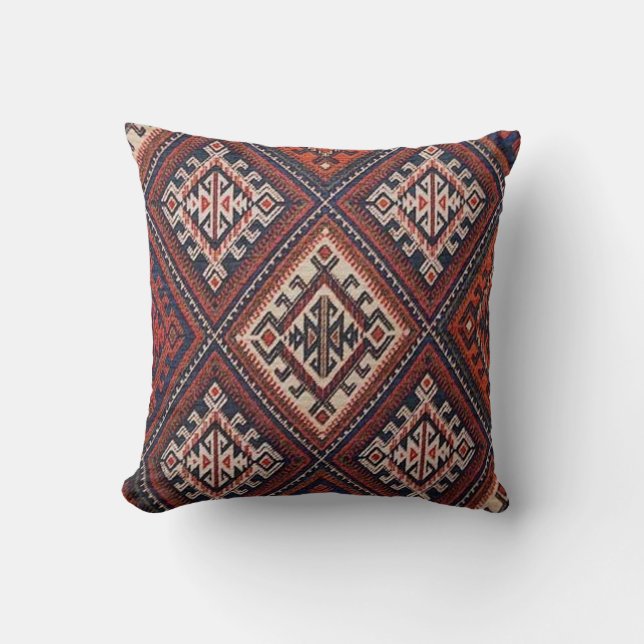Coussin de conception de tapis couvre Turc Kilim M (Recto)
