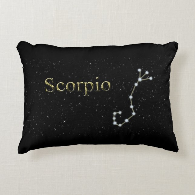 Coussin de constellation Scorpio (Devant)
