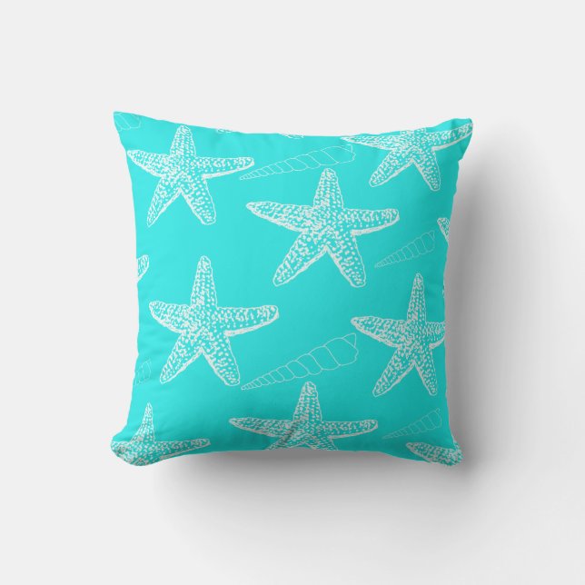 Coussin de coquillage de turquoise (Recto)