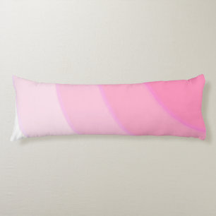 Coussin de corps à perles roses
