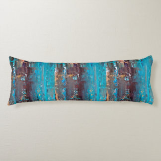 Coussin de corps d'art abstrait
