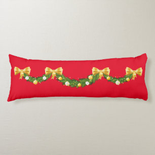Coussin de corps de butin de Noël (20" x 54")