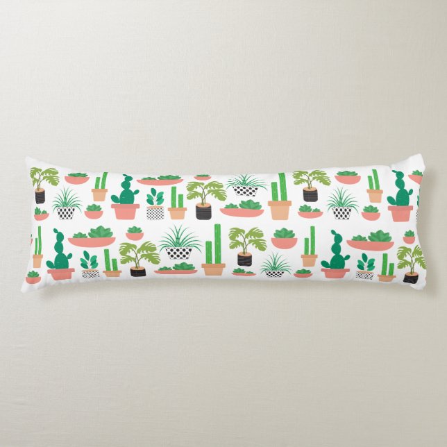 Coussin de corps de cactus (Devant)
