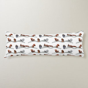 Coussin de corps de frénésie d'écureuil