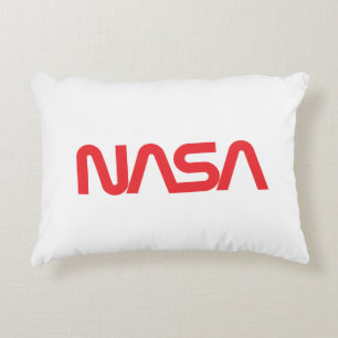 Coussin de coton Circa Iconique NASA (blanc fusées