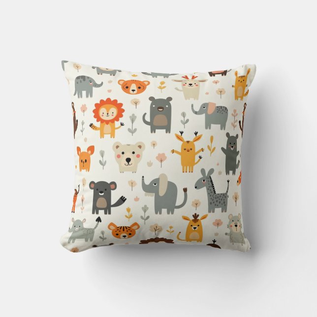 coussin de coussin animal mignon (Recto)