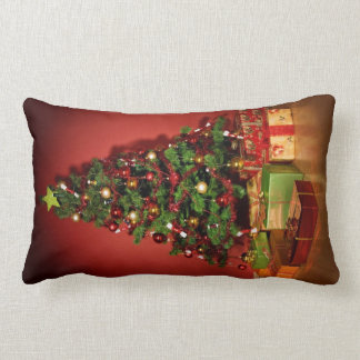 Coussin de coussin de jet d'arbre de Noël
