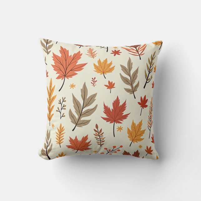 Coussin de coussin d'érable d'automne (Recto)