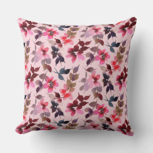 Coussin de coussin - Floral Impression sur un Arri