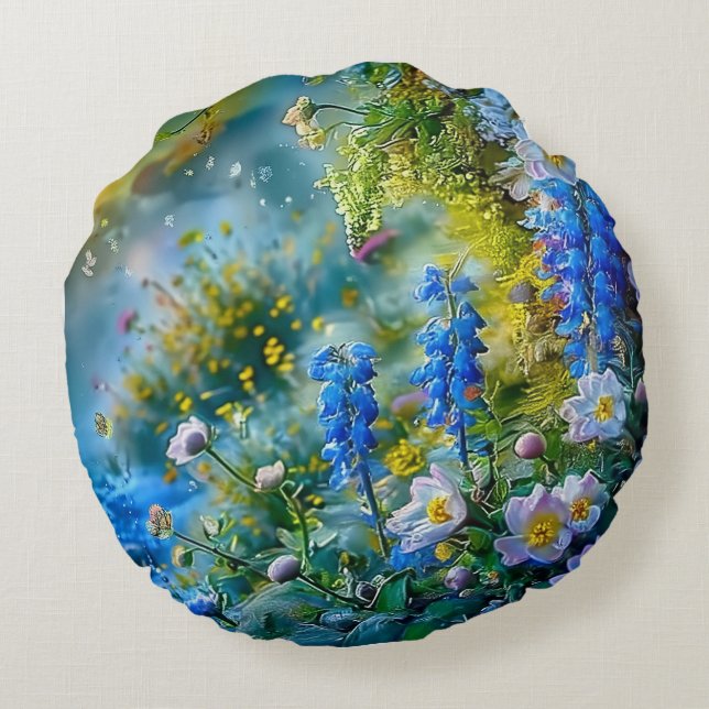 Coussin de coussin Hyacinth fleurs (Dos)