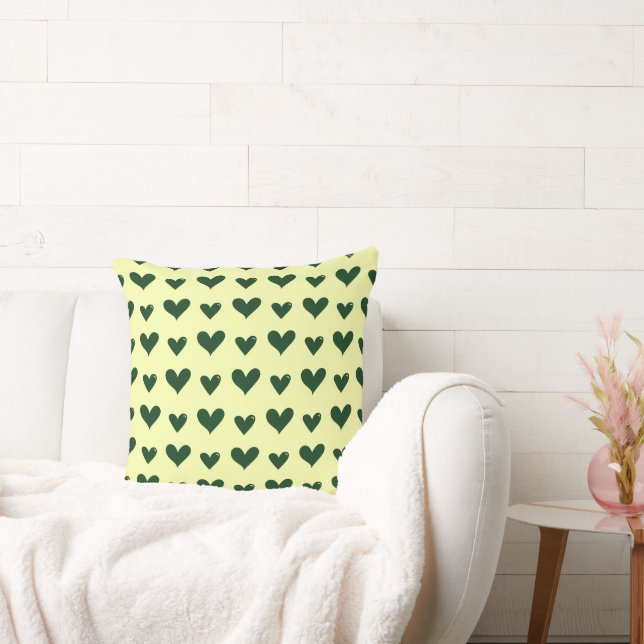 coussin de coussin motif coeur (Canapé)