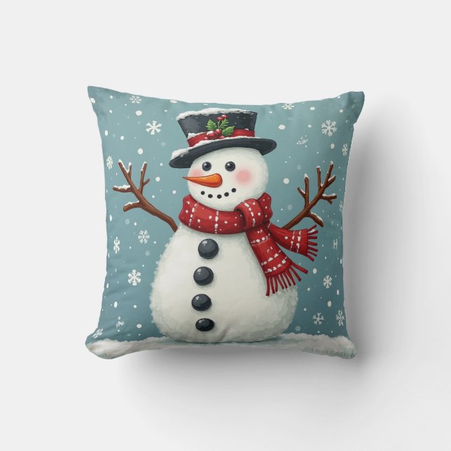 Coussin de coussin motif de Noël (Recto)