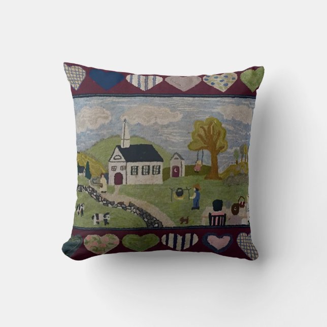 Coussin de couverture accroché par pays (Recto)