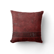 Coussin De Couverture Russe En Rouge Bourgogne