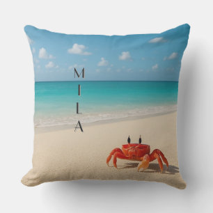Coussin de crabe personnalisé - Mila   Extérieur 2