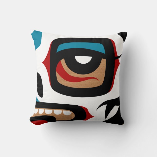 Coussin de crâne de Haida de SKULLUXE (Recto)