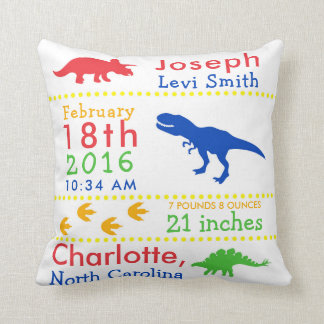 Coussin de crèche de dinosaure de stat de