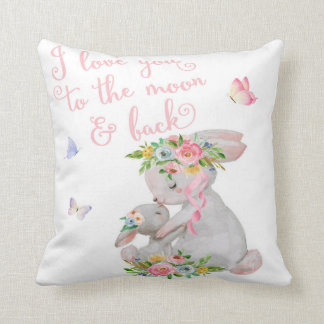 Coussin de crèche de fille de région boisée de