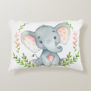 Coussin de crèche d'éléphant de bébé