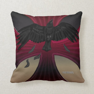 Coussin de croix du fer de la corneille