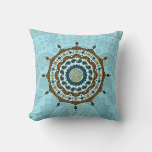 Coussin de cuivre Imaginaire Mehndi