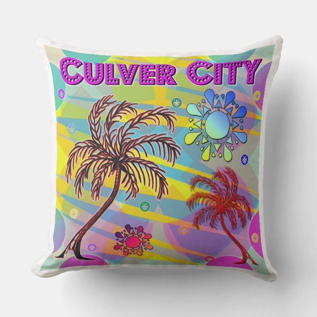 Coussin de Culver City Happy and Hope (Recto)